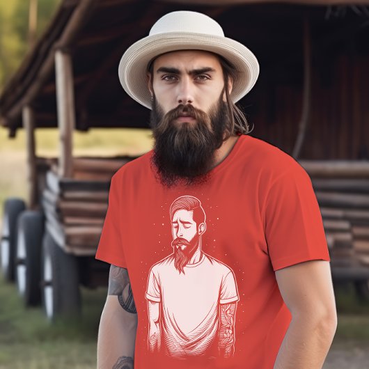 Plechtige Hipster T-shirt