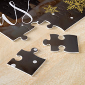 Plechtige kerstfeestelijke foto legpuzzel (Zijkant)