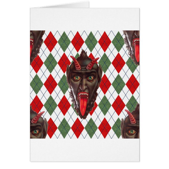 plechtige kerstman krampus (Voorkant)