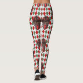 plechtige kerstman krampus leggings (Achterkant)