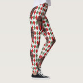 plechtige kerstman krampus leggings (Rechts)