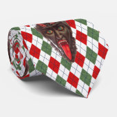 plechtige kerstman krampus stropdas (Opgerold)