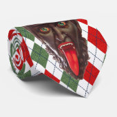 plechtige kerstman krampus stropdas (Opgerold)