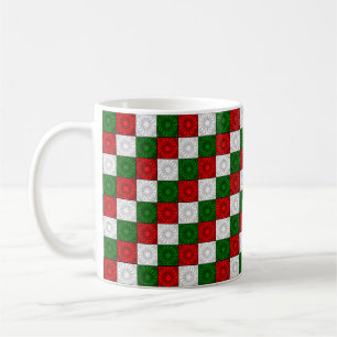 Plechtige Mok met kernen-rood-wit-groen-11oz koffi