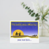 Plechtige stilte Briefkaart (Staand voorkant)