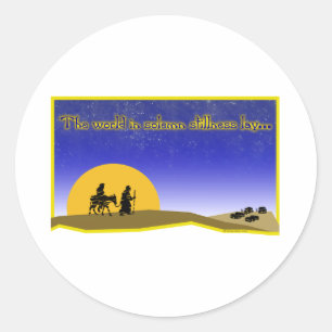 Plechtige stilte Stickers