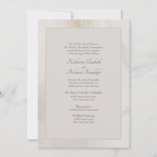 Plechtige uitnodiging voor weddenschap tussen beid (Voorkant)