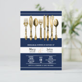 Plechtige vergadering kaart (Staand voorkant)