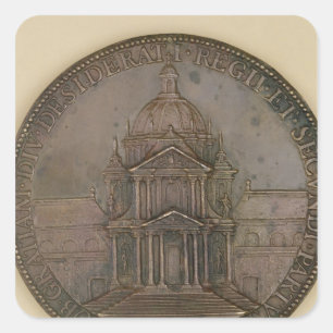 Plechtige vergadering Val-de-Grace Vierkante Sticker