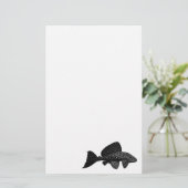 Pleco Plecostomus Aquarium Vis Briefpapier (Staand voorkant)