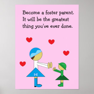 Pleegzorg in het roze: poster