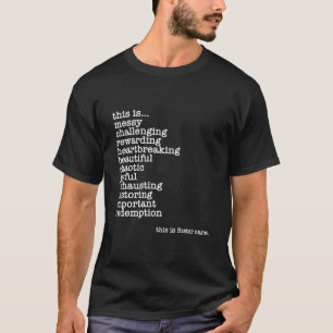 Pleegzorg pleegouders die adoptiekosten bevorderen t-shirt