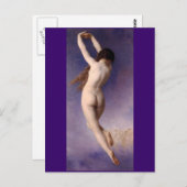 Pleiad perdu - carte postale de Bouguereau (Devant / Derrière)