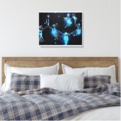 Pleiades Canvas Afdruk (Insitu (Slaapkamer))