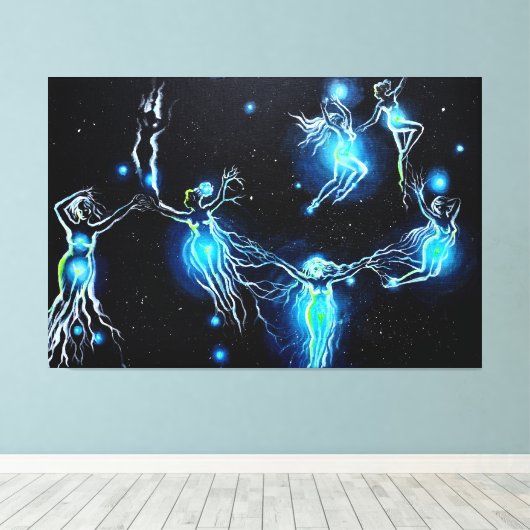 Pleiades Canvas Afdruk (Insitu (Houten vloer))