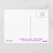 Pléiades en carte postale violet (Dos)