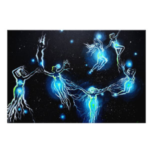 Pleiades Foto Afdruk