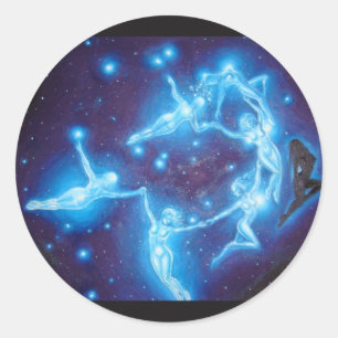 Pleiades Ronde Sticker