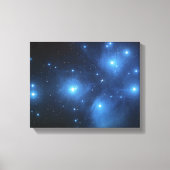 Pleiades Star-cluster Canvas Afdruk (Voorkant)