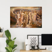 Pleiades van Elihu Vedder, 1885 Poster (Thuiskantoor)