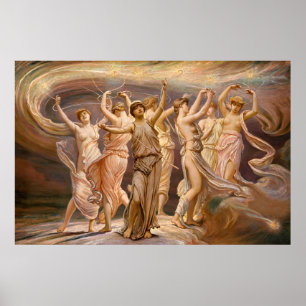 Pleiades van Elihu Vedder, 1885 Poster
