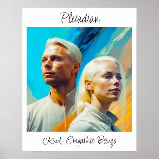 Pleiadians buitenaards buitenaards buitenaards ras poster