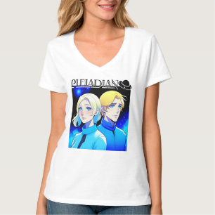 Pleiadische Alien Race en UFO T-shirt