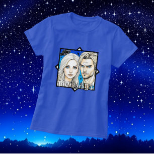 Pleiadische buitenaardse wezens en UFO T-shirt
