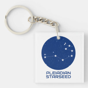 Pleiadische Sterrenzaad Sleutelhanger – Licht & Ko