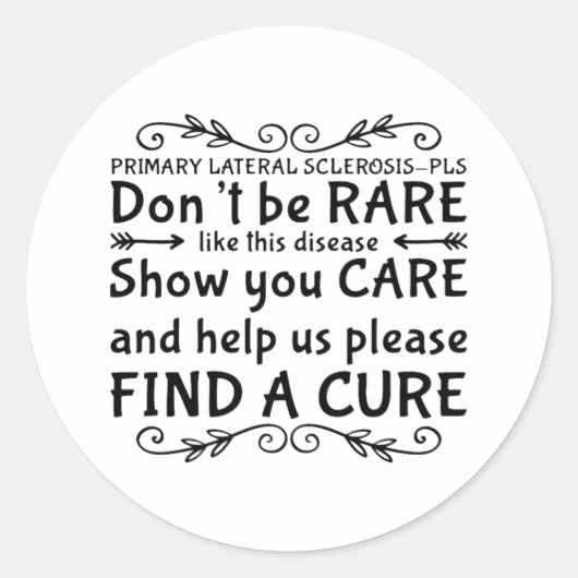 Pleidooi voor PLS Ronde Sticker (Voorkant)