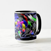 Plein couleurs Big Mug (Devant droit)