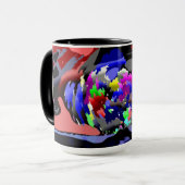 Plein couleurs Big Mug (Devant gauche)