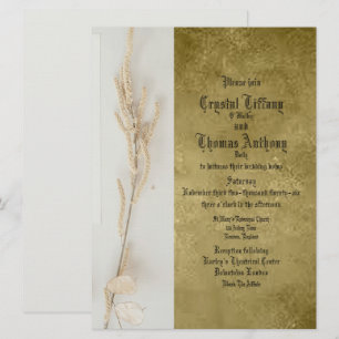 Plein de vie Faire-part de mariage plat