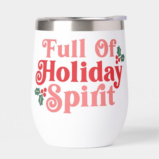 Plein d'esprit de vacances - Typographie festive (Gauche)