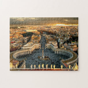 Plein Sint-Pieter Vaticaan Legpuzzel
