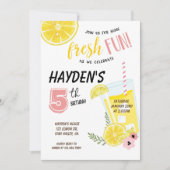 Plein van de limonade, Birthday, Sunshine Kaart (Voorkant)