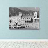 plein van het Vorstendom Monaco Canvas Afdruk (Insitu (Houten vloer))