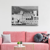 plein van het Vorstendom Monaco Canvas Afdruk (Insitu (Woonkamer))