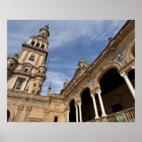 Plein van Spanje, Sevilla, Andalusië, Spanje