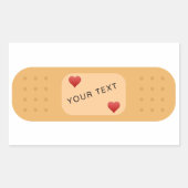 Pleinbare text sticker (Voorkant)