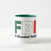 Pleine Blooded tasse de café verte italienne de (Centre)