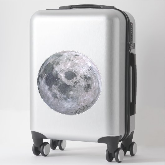 PLEINE LUNE 14" Sq. Sticker (Sur valise)