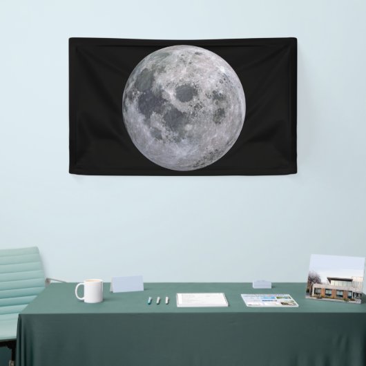 PLEINE LUNE 5' x 3' bannière (Salon professionnel)