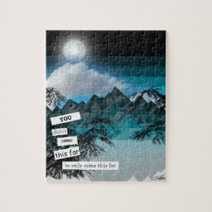 Pleine lune Blue Mountain Puzzle par Sara Motolane