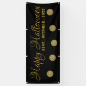 Pleine lune, Bonne Bannière Halloween (Vertical)