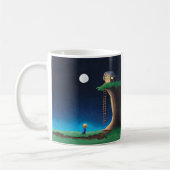 Pleine lune Ciel café Mug (Gauche)