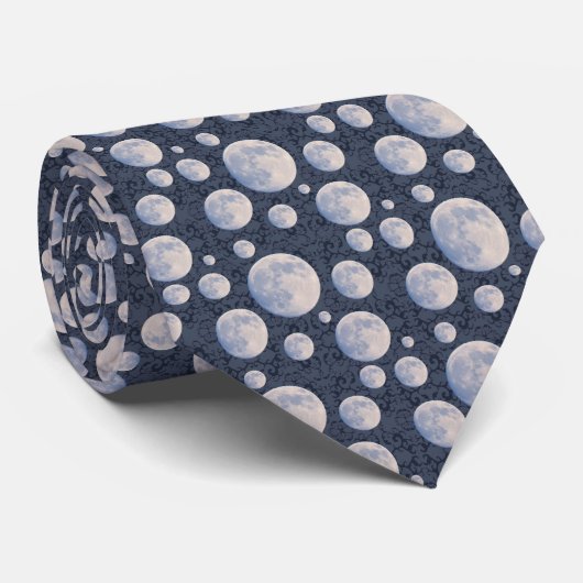 Pleine lune cravate - Blueberry (Roulé)