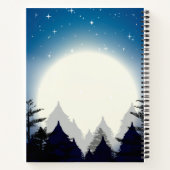 Pleine lune dans le Forest Dream Journal (Dos)