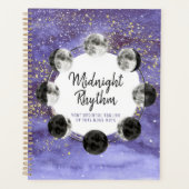 Pleine lune d'aquarelle Cycle lunaire Nuit Sky Ene (Devant)