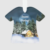 Pleine lune de Cabine de journal rustique (dos)